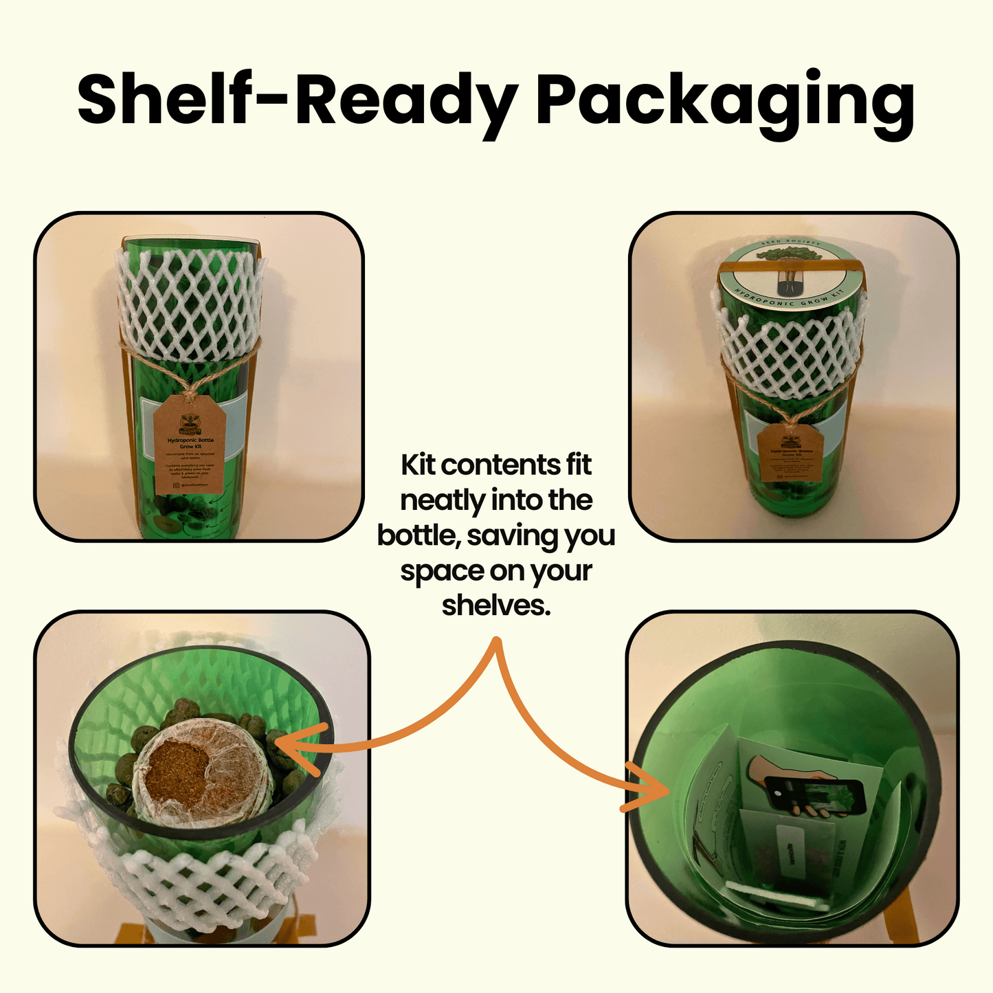 Hydroponic Herb Grow Bottle - Wholesale